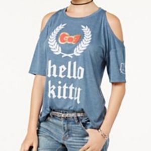 Hello Kitty Cold Shoulder T-shirt